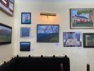 Blue Ridge Afternoon | Oil And Acrylic Painting in Paintings by Andrea Frank | Antonia's Restaurant in Hillsborough. Item made of canvas with synthetic