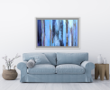 Blue Forest | Canvas Painting in Paintings by Jillian Goldberg
