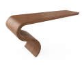 Enso Desk In Walnut Wood by Neal Aronowitz | Tables by Neal Aronowitz. Item composed of walnut in minimalism or contemporary style