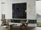 Dancing Midnight Resin Wall Art | Mixed Media by Aga Art Studio. Item in modern style