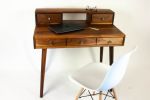 La Huche All Walnut | Desk in Tables by Curly Woods. Item made of oak wood works with mid century modern style
