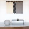 Vertebrae Tapestry | Wall Hangings by Moses Nadel. Item made of wood & fabric