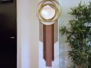 Decorative Wall Mirror Macrame | Macrame Wall Hanging in Wall Hangings by Magdyss Boutique. Item made of fiber works with boho style