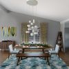 Opalina — 11‑Pendant Sculptural Glass Chandelier | | Pendants by Galilee Lighting. Item made of metal & glass compatible with modern style