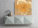 Golden Sunny | Oil And Acrylic Painting in Paintings by Irena Orlov. Item made of canvas with synthetic