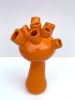 Hydra Vase - Juicy Orange high | Vases & Vessels by niho Ceramics. Item made of stoneware works with minimalism & contemporary style