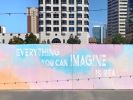 Everything You Can Imagine Is Real | Street Murals by Stefanie Bales Fine Art. Item composed of synthetic