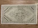 Hand-woven Turkish Rug Doormat| 1.7 x 3 | Small Rug in Rugs by Wool and Rug. Item made of wool compatible with boho and contemporary style