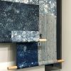 "Midnight" | Macrame Wall Hanging in Wall Hangings by ANTLRE - Hannah Sitzer | Google RWC SEA6 in Redwood City. Item composed of fabric