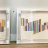 Commissioned triptych for South Miami home | Mixed Media by Johanna Boccardo. Item made of paper with synthetic