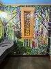 Studio Azul mosaic mural | Glasswork in Wall Treatments by JK Mosaic, LLC | Redmond Town Center in Redmond. Item made of glass & synthetic