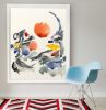 Blue Notes No. 5 | Prints by Daylight Dreams Editions. Item composed of paper in mid century modern or contemporary style