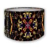 CDMX Night Kaleidoscope Lampshade | Floor Lamp in Lamps by Ri Anderson. Item composed of cotton & paper