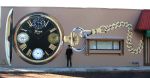 Pocket watch Mural | Street Murals by Aaron James Tullo | Old Northeast Jewelers in St. Petersburg. Item composed of synthetic