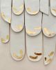 Tapered tile installation | Tiles by Michelle Weinberg. Item composed of ceramic