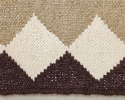 Handwoven Wool Brown Stair Runner | Runner Rug in Rugs by Evergreen Carpets. Item made of wool works with boho & minimalism style