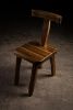 T- Chair, Teak | Chairs by Aeterna Furniture