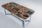 Jungle Design Epoxy Resin Dining Table | Tables by Tinella Collection. Item composed of oak wood in minimalism or art deco style