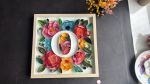 Customizable Quilled Monogram | Mixed Media by Mira's Craft. Item made of paper works with art deco style