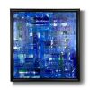 Visayas - Original mixed-media abstract | Mixed Media in Paintings by J. Kent Martin. Item composed of canvas compatible with minimalism and mid century modern style