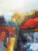 When Morning Arrives | Oil And Acrylic Painting in Paintings by Pamela K Beer Contemporary Fine Art. Item made of birch wood with synthetic