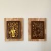 Sculptural Wall Decor – Antique Chinese Giltwood Openwork | Wall Sculpture in Wall Hangings by Loom&Drift. Item composed of wood in country & farmhouse or art deco style