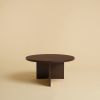 Smoked Oak Coffee Table - MINAMI by Lebanto | Tables by Lebanto. Item composed of oak wood compatible with minimalism and contemporary style