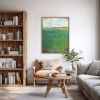 On Course | Oil And Acrylic Painting in Paintings by Victoria Primicias. Item composed of wood and canvas in minimalism or contemporary style