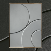 Grey Relief | Sculptural Textured Wall Art | Wall Sculpture in Wall Hangings by DY atelier. Item made of oak wood & marble compatible with minimalism and contemporary style