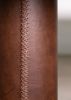 Modern Square Wood & Leather Table by Costantini, Vincenzo | Tables by Costantini Design. Item composed of wood and leather in contemporary or modern style