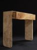 Console Hallway table in solid wood and marble | Console Table in Tables by Manuel Barrera Habitables. Item made of oak wood & marble compatible with minimalism and contemporary style
