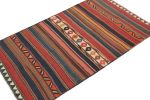 Vintage Shahsavan Persian Kilim in Stripes & Geometric | Area Rug in Rugs by Rug and Kilim