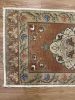 Hand-woven Turkish Rug Doormat| 1.8 x 3.1 | Small Rug in Rugs by Wool and Rug. Item composed of wool in boho or contemporary style