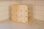 Cantilever wine rack | Storage by Overstory. Item made of maple wood compatible with minimalism style
