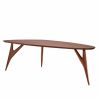 TED Medium Mahogany Dining Table – Solid Sapelli Wood | Tables by GREYGE. Item composed of wood in minimalism or contemporary style