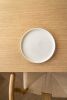 White Matte Stoneware Dinner Plates With Straight Sides | Dinnerware by Creating Comfort Lab