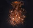Roots XXL | Chandeliers by F+M FOS - Anna Maria Fragiskos Bitros. Item made of copper works with modern style