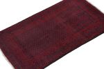 Rug & Kilim's Baluch Afghan rug in Red & Blue-Black Patterns | Area Rug in Rugs by Rug and Kilim