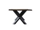 Black Walnut Solid Wood Dining Table - Conference Table | Tables by Tinella Collection. Item composed of walnut and steel in contemporary or art deco style