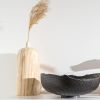Tall Zai Bud Vase In Spalted Beech | Vases & Vessels by Pooja Pawaskar. Item made of wood