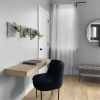 Node M Wall Planter, 9" Modern Plant Wall Set, Gray | Sculptures by Pandemic Design Studio. Item composed of stoneware in minimalism or mid century modern style