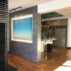 Sky Gradient Blue | Oil And Acrylic Painting in Paintings by Lindsy Halleckson. Item composed of canvas and synthetic