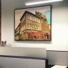 Pop Cities | Oil And Acrylic Painting in Paintings by Golie Art | Woodsboro Bank in Woodsboro. Item composed of canvas