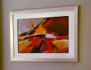 Firestorm #3 | Oil And Acrylic Painting in Paintings by Michael Mckee. Item composed of synthetic