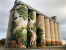 Grenfell Silo Mural | Murals by Heesco | Pioneer Park in Karoonda. Item composed of synthetic