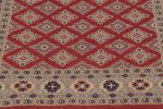 Vintage Bokhara Rug in Rich Red with Geometric Patterns | Area Rug in Rugs by Rug and Kilim