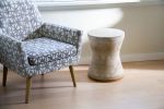 Silo End Table in Lime Plaster with cork base | Side Table in Tables by LIRIO Design House. Item composed of oak wood & cement compatible with minimalism and contemporary style