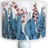 Lily of the Valley Lampshade | Lighting by Robin Ann Meyer. Item composed of fabric and metal in country & farmhouse or eclectic & maximalism style