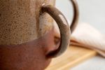 Handmade Brown-Terracotta Natla | Mug in Drinkware by ShellyClayspot. Item made of stoneware