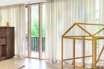 Hand appliquéd drapery | Curtains & Drapes by Paige Russell, ELOI. Item composed of cotton